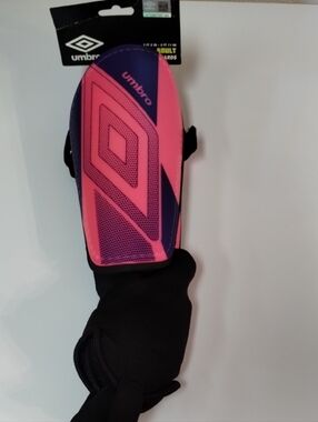 Umbro Pink and Purple Shin Guard